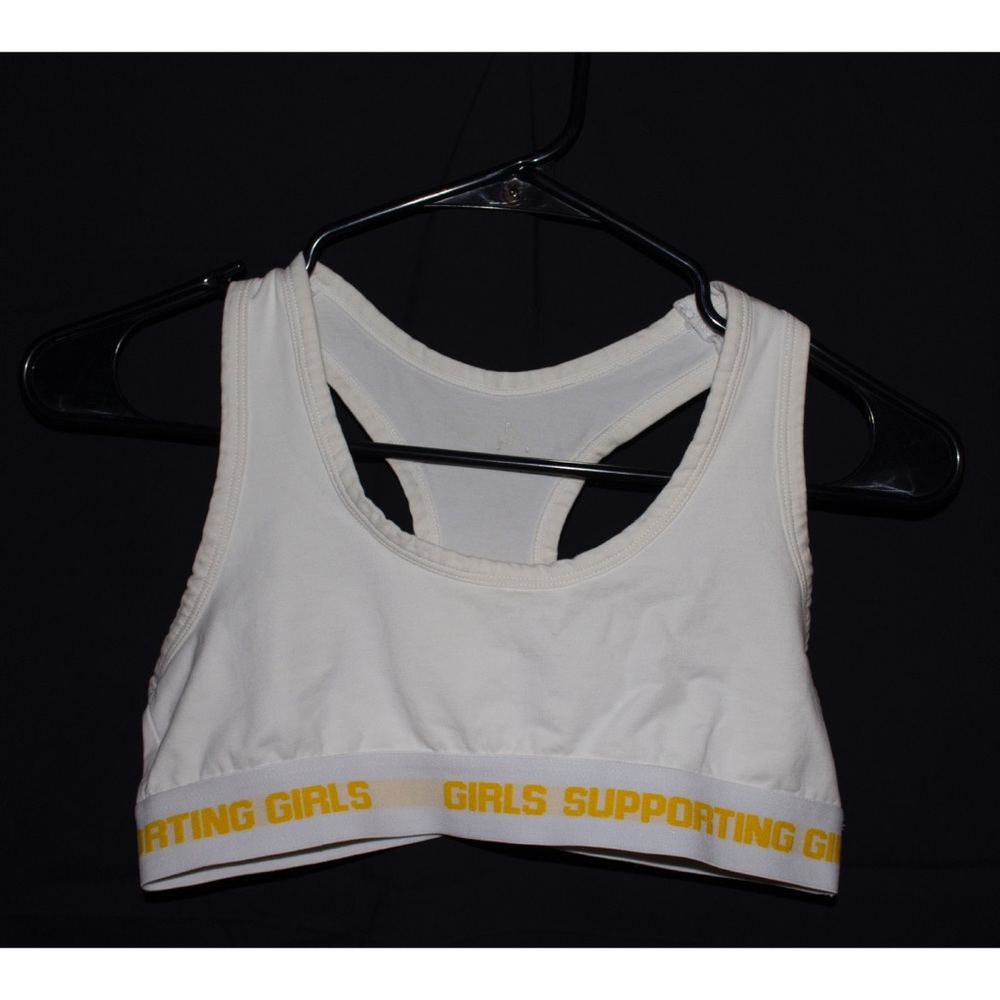 Girls supporting girls sports bra